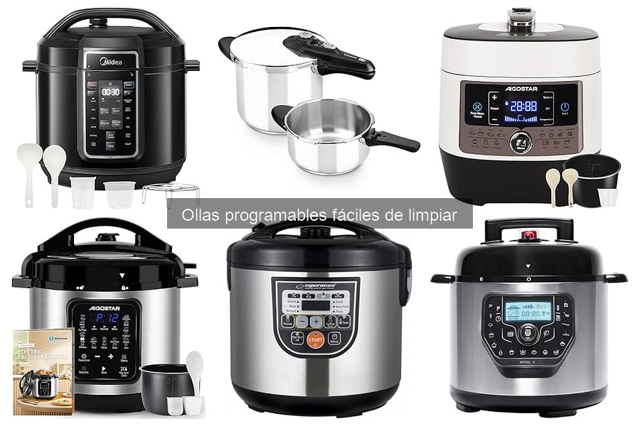 Ventajas y desventajas de las ollas programables fáciles de limpiar