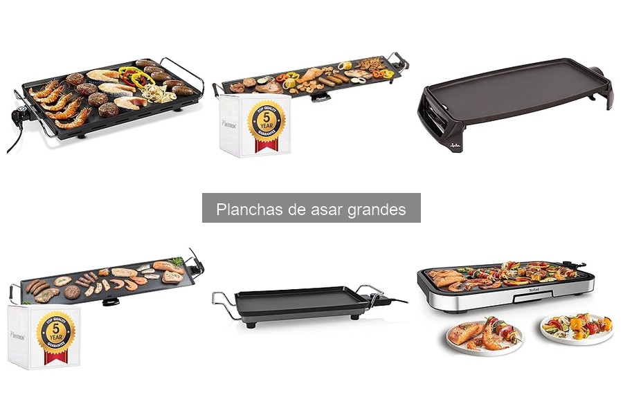 Ventajas y desventajas de las planchas de asar grandes