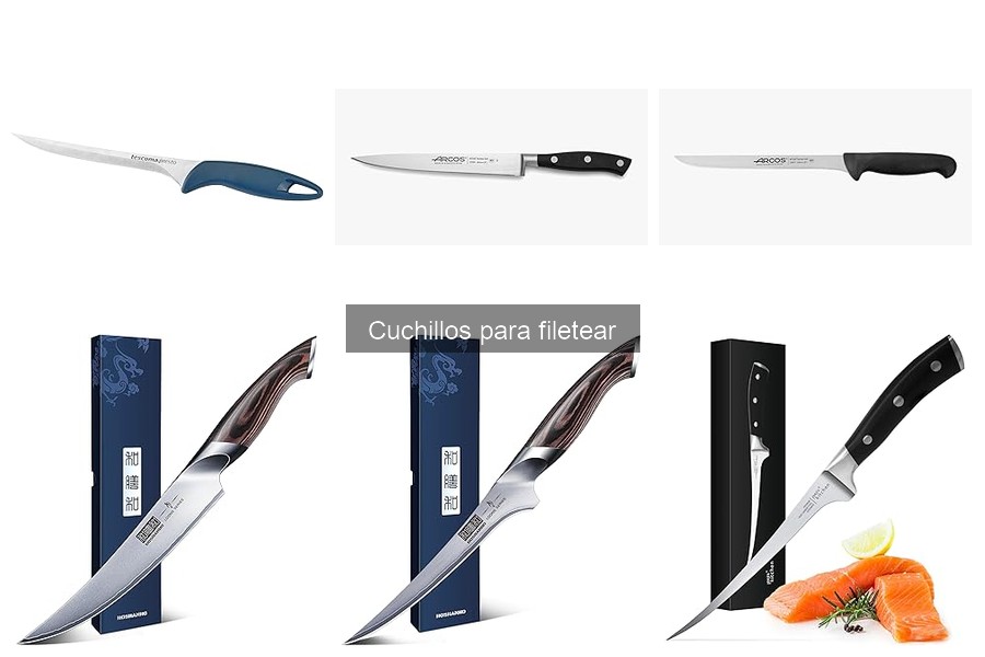 Ventajas y desventajas de los cuchillos para filetear
