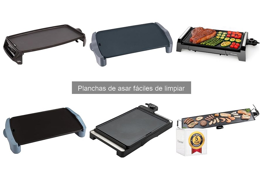 Ventajas y desventajas de planchas de asar fáciles de limpiar