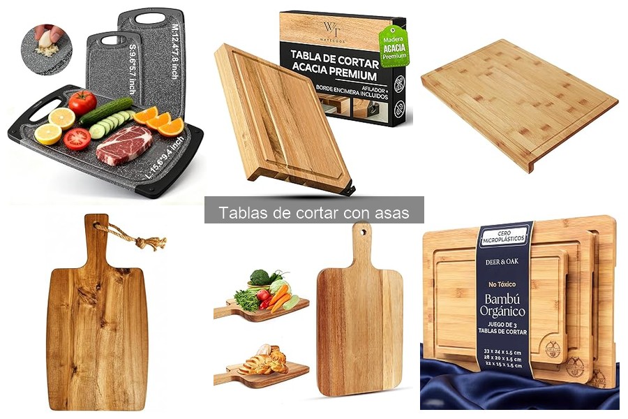 Ventajas y desventajas de tablas de cortar con asas