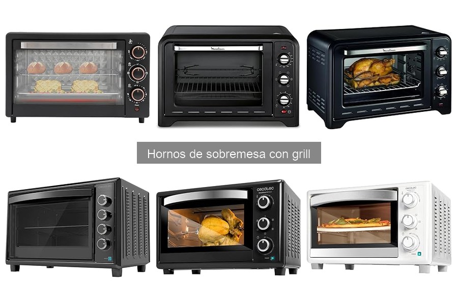 Ventajas y desventajas del horno de sobremesa con grill